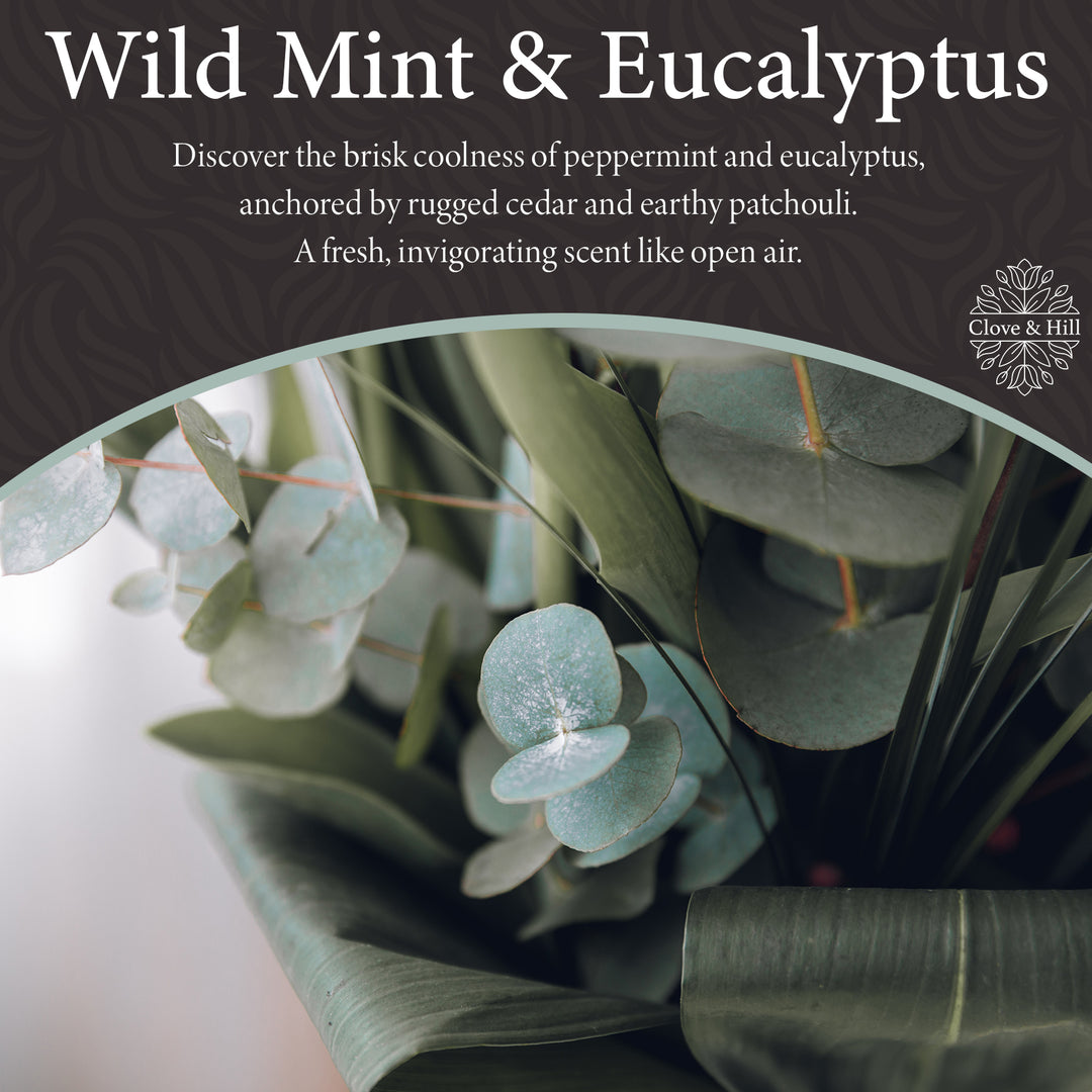 Wild Mint & Eucalyptus Aera Ceramic Candle
